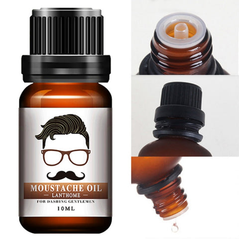 Natural Men Beard Oil for Styling Beeswax Moisturizing Smoothing