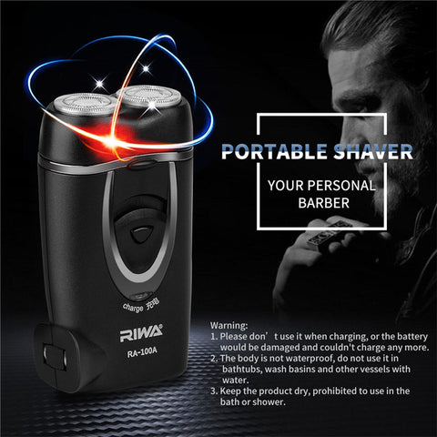 Electric Portable Men Shaver Razor Haircut Personal Care Tool